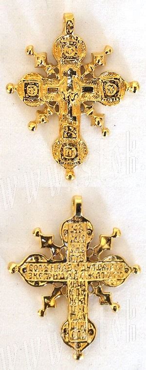 Baptismal crosses - Orthodox baptismal crosses: Baptismal cross - 19