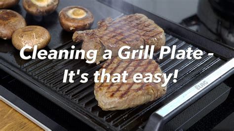 Cleaning a Cast Iron Grill Plate / Griddle | It's that EASY! - YouTube