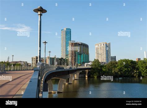 Lady Bird Lake Trail Bridge Austin Texas USA Stock Photo - Alamy