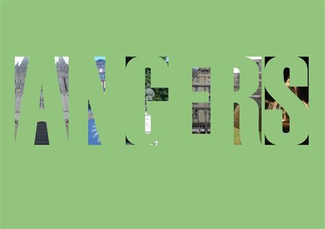 ANGERS Word Art, Typography, France, Words, Movie Posters, Movies, Letterpress, Letterpress ...