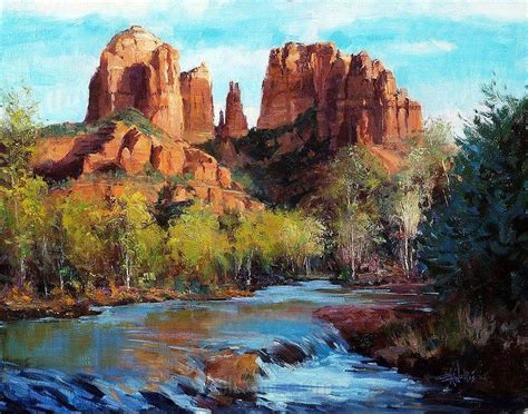 17 Best images about Southwest Paintings on Pinterest | Key west beaches, Bob ross and Cactus