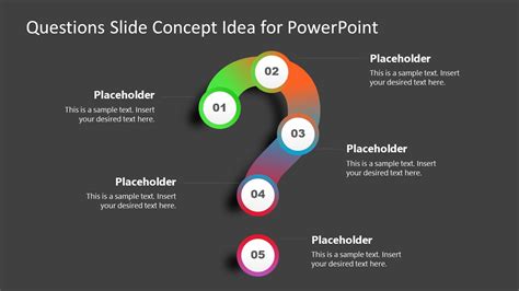 Questions Slide Concept PowerPoint Template - SlideModel