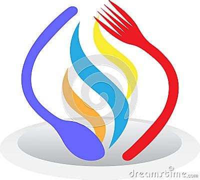 Plate Spoon Fork Royalty Free Stock Photography - Image: 26195027