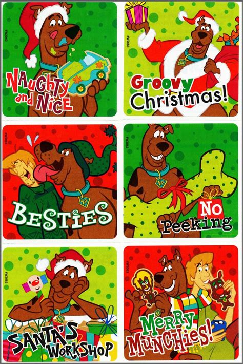 10 Pcs Scooby Doo, Mystery Machine Stickers | Laptop, Water Bottle ...