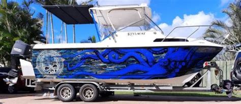 Fishing Boat Wraps and Signage - Custom Design and Installation Services