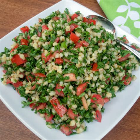 Tabbouleh - Parsley and Whole Grain Salad - GettyStewart.com