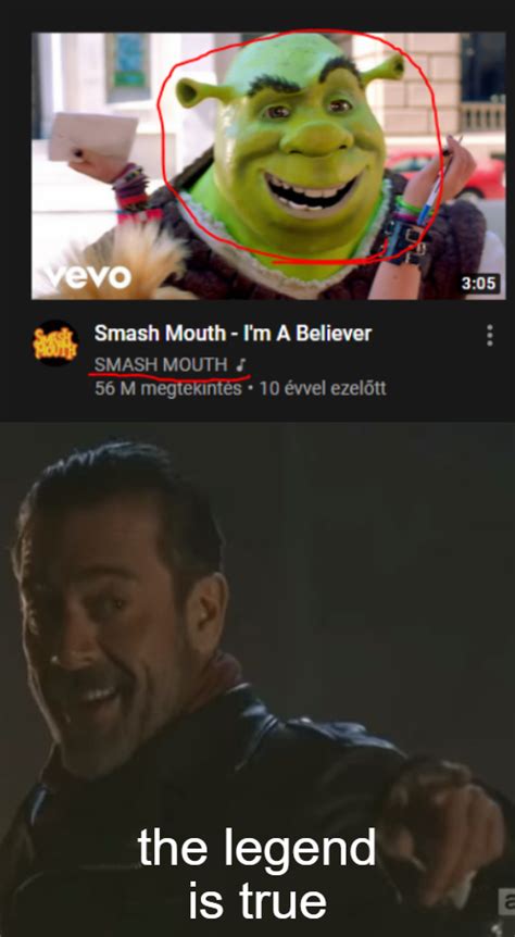 smash mouth really does love shrek : r/memes