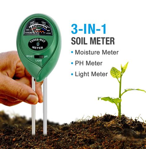 Soil PH tester / Sunlight PH acidity Tester 3 in 1 – iFirst