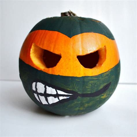 DIY TMNT Pumpkin | Ninja turtle pumpkin, Halloween pumpkins carvings ...