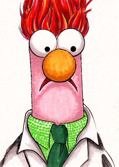 Beaker Muppet Drawing at GetDrawings | Free download