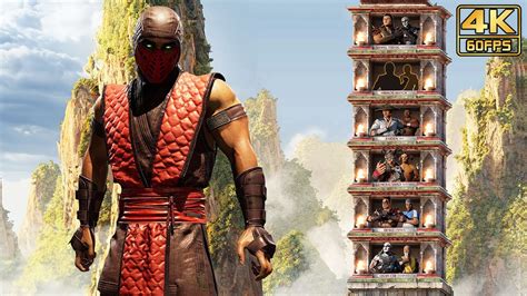 Mortal Kombat 1 - ERMAC MK2 Klassic Towers Gameplay (Very Hard Difficulty) @ 4K 60ᶠᵖˢ - YouTube