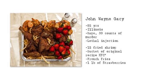 12 Last Meals of Famous Death Row Inmates - Mandatory