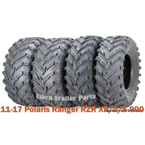 11-17 Polaris Ranger RZR XP/4/S 900 ATV Tire Set 27x9-12 & 27x11-12 /6PR - Walmart.com - Walmart.com