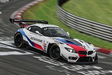 Sim Racing: Acht BMW Z4 GT3 auf dem virtuellen Nürburgring