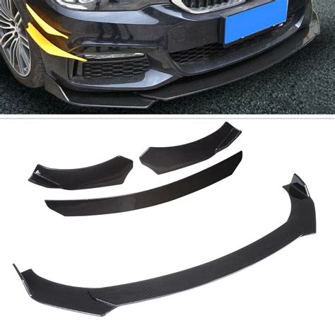 Buy labwork Universal Car Front Bumper Lip Chin Spoiler Splitter Body Kit Replacement for Accord ...