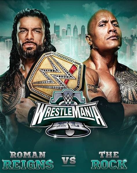 The Battle of the Samoan Titans: Roman Reigns vs. The Rock at WrestleMania XL | by Shamarie ...