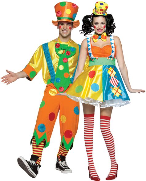 Clowns-Kostüm für Paare: Paarkostüme,und günstige Faschingskostüme - Vegaoo