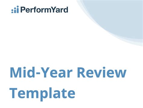 Free Mid-Year Employee Performance Review Template