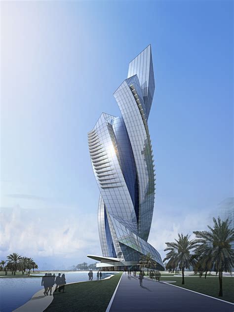 Mixed-Use Tower l Abu Dhabi | Bahar Design, INC. | Archinect