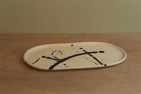 Handmade Ceramic Serving Platter Cream White Plate Ceramic - Etsy