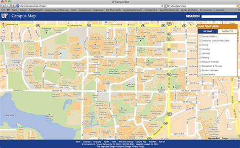 University Of Florida Campus Map Printable