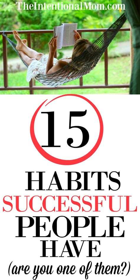 15 Habits Successful People Have (are you one of them?)