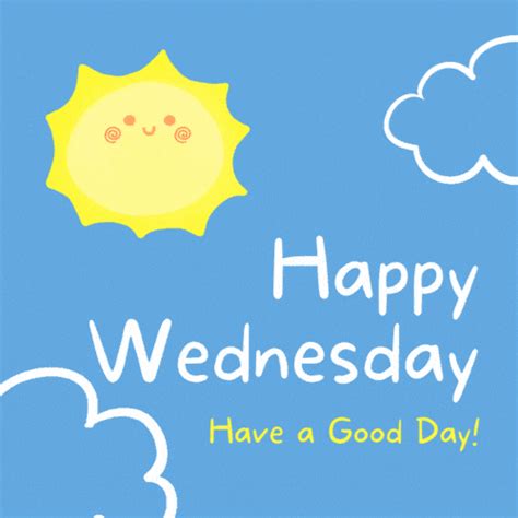 Animated Good Morning Happy Wednesday Gif Images Free Download