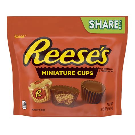 Reese's, Miniatures Milk Chocolate Peanut Butter Cups Candy ...