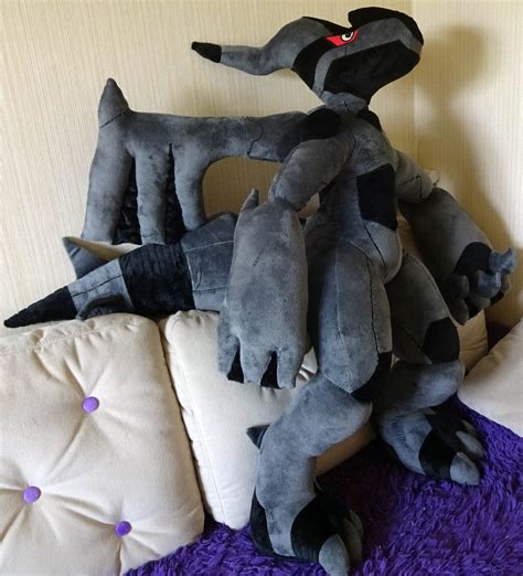 Pokemon inspired giant size Zekrom plush 120 cm tall | Etsy