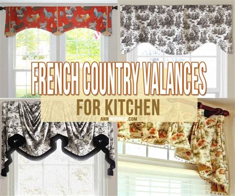 French Country Valances for Kitchen | Ann Inspired