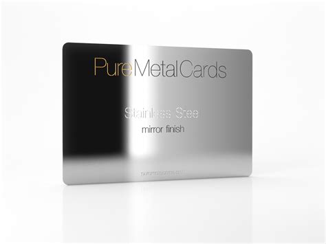 Switch to metal business cards - Pure Metal Cards