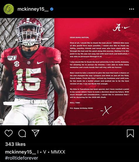 Alabama's All-American safety Xavier McKinney announces his plans for ...