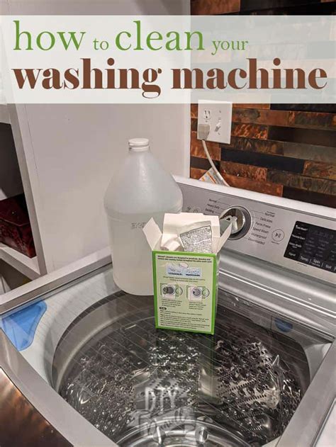 How to Clean Your Washing Machine - DIY Danielle®