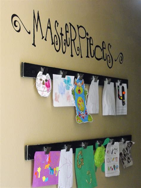 10 DIY Kids Art Displays To Make Them Proud | Kidsomania