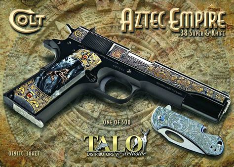 Buy Colt 1911 Government .38 Super, TALO Exclusive, Aztec Empire, 1 of ...