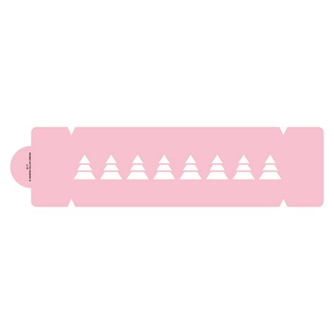 Christmas Tree Cake Side Stencil | SANDRA DILLON DESIGN