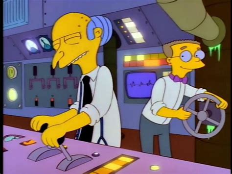 Mr. Burns and Mr. Smithers Running The Power Plant Themselves Blank Template - Imgflip