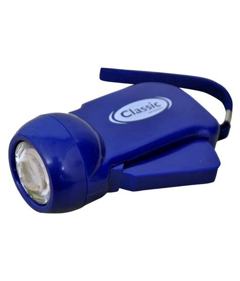 Classic 3W Flashlight Torch Hand Pressing Torch - Pack of 1: Buy ...