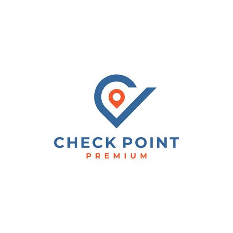 checkpoint logo design premium vector 27631343 Vector Art at Vecteezy