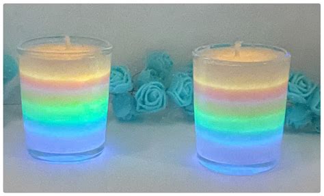 Glow in the dark candles set of 2 | Etsy