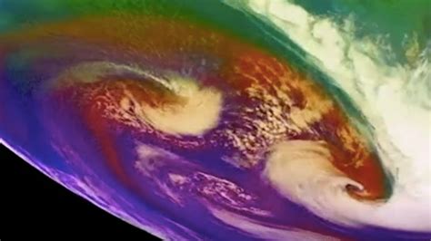 Fujiwhara Effect Caught on GOES Satellite | The Weather Channel