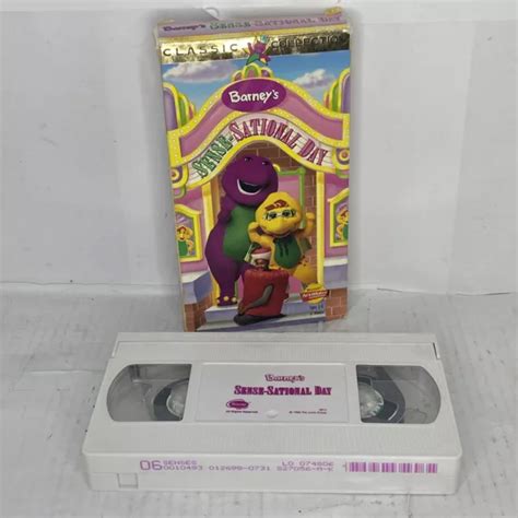 VINTAGE VHS BARNEY - Barneys Sense-Sational Day 1997 $13.58 - PicClick CA