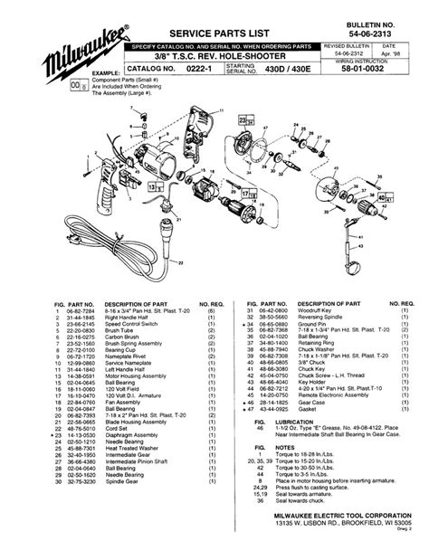 Milwaukee Drill Wiring Diagram - 4K Wallpapers Review