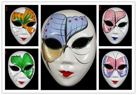 Venice Masks Continental Facebook Christmas Mask Beautiful Butterfly Pulp Painted Mask Masked ...