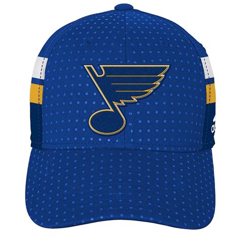 St. Louis Blues adidas Youth 2017 Draft Flex Hat - Blue