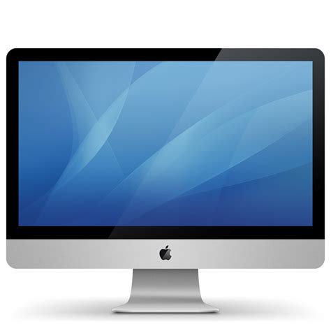 Monitor Apple Blue transparent PNG - StickPNG