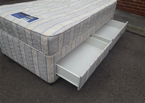 Silentnight single divan bed with 2 storage drawers | in St Ives, Cambridgeshire | Gumtree