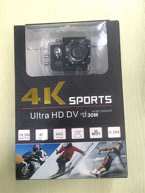 Sports Camera 4k Wifi Action Camera 16mp 170d Sport Dv Go Waterproof Pro Extreme Sports Video ...