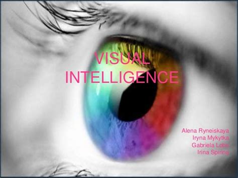 Visual Intelligence