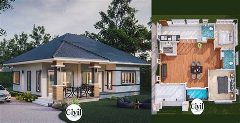 Simple 3 Bedroom Bungalow House Design Engineering Di - vrogue.co